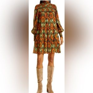EUC Ulla Johnson Kamila Smocked Dress
